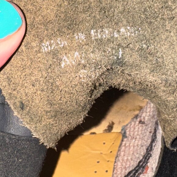 Vintage Dr. Martens 939 Black Leather Lace-Up Boots Goth Grunge Womens Size 6 - Picture 4 of 12